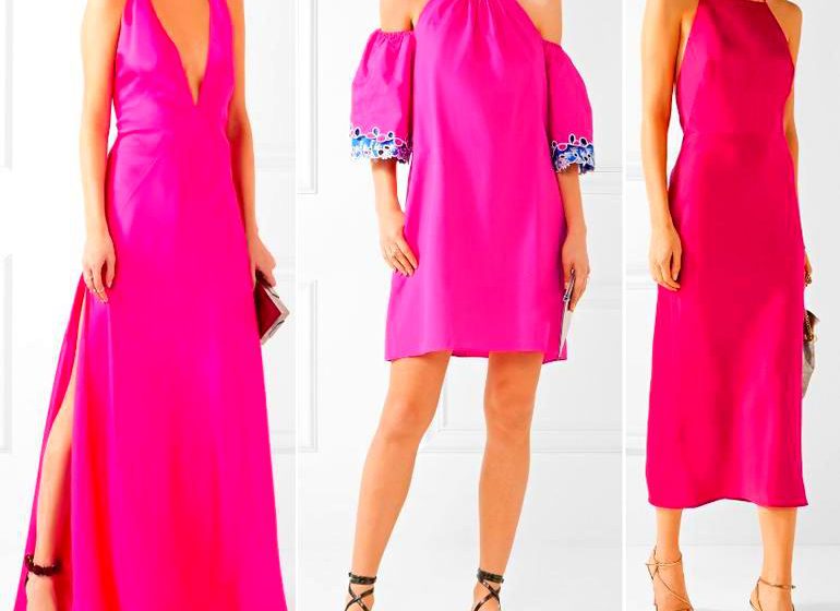 What Color Shoes to Wear having a Hot Pink Dress
