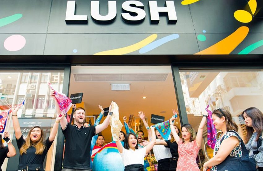 Lush goes naked in Hong Kong