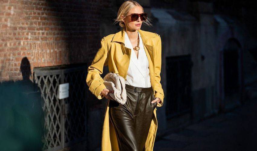 How to wear leather in this year