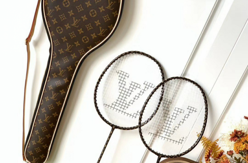 This fancy Louis Vuitton’s badminton set looks unexplainably glamourous