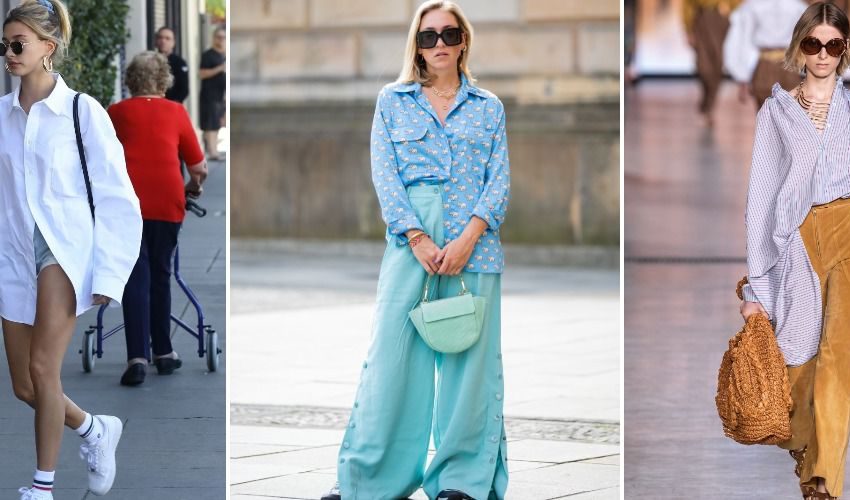 Oversized shirt: photos, trends, models, bows for women this year-this year