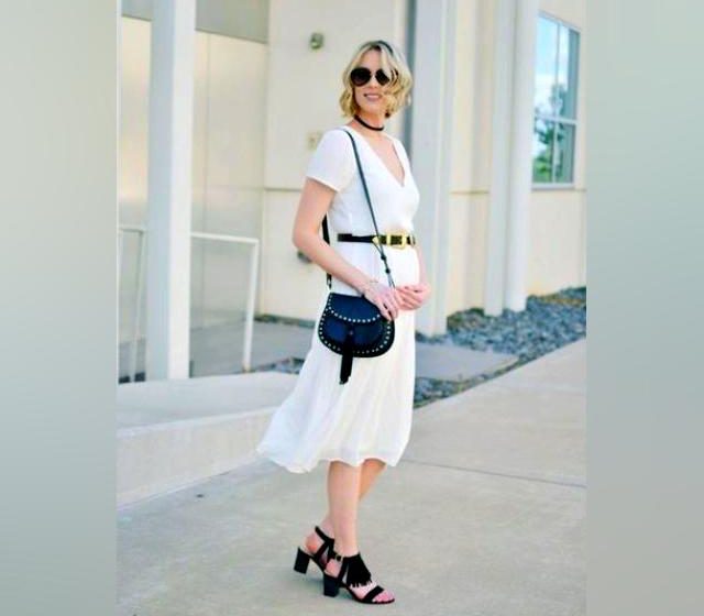 Looks With Fringe Ankle Strap Sandals